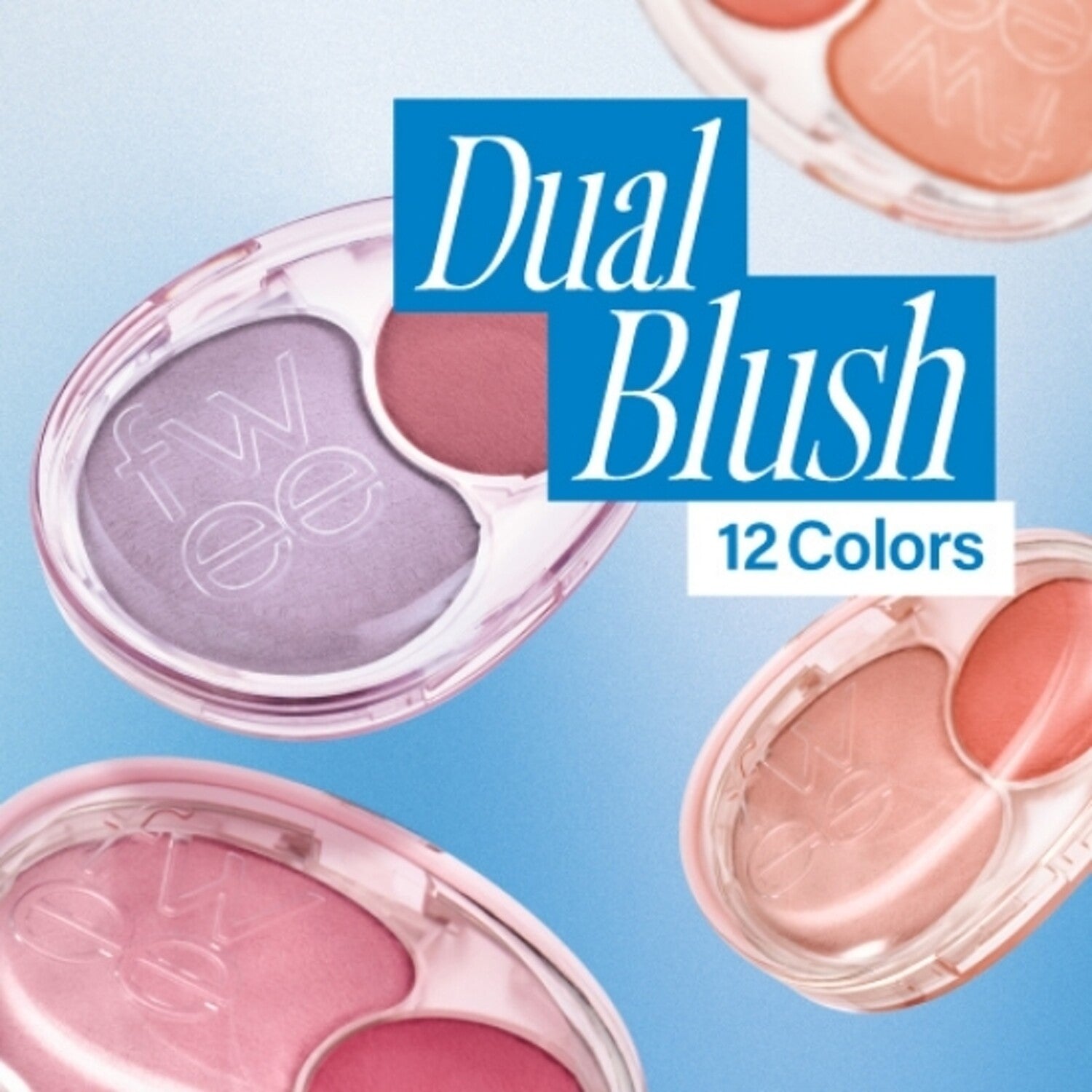 Fwee Mellow Dual Blusher 7.2g (12 Colors)