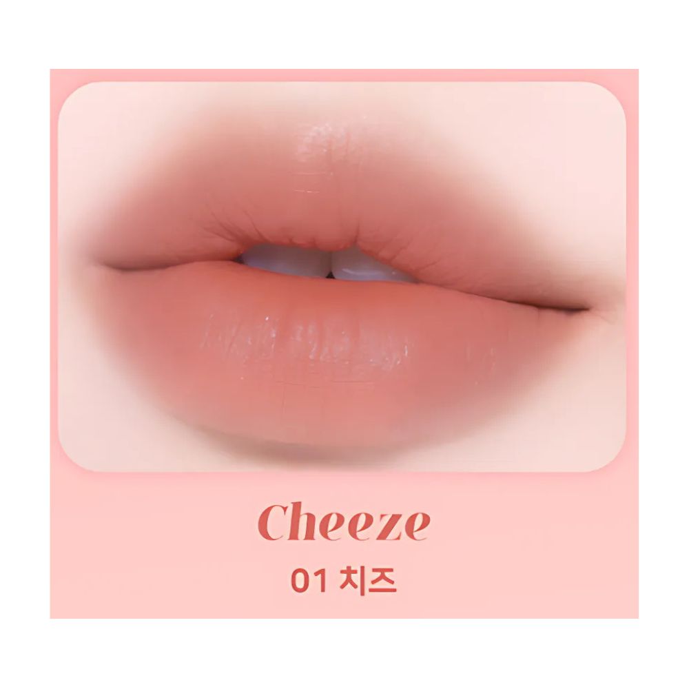 BLESSED MOON Fluffy Lip Tint 2.8g in 01 Cheeze Shade.