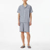 DODO PARTNERS Men's Rayon Stripe Mid-Length Pajama Set (3 Colors) | DODO SKIN