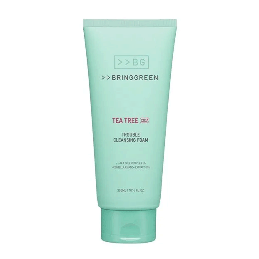 BRING GREEN Tea Tree Cica Trouble Cleansing Foam 300ml - DODOSKIN