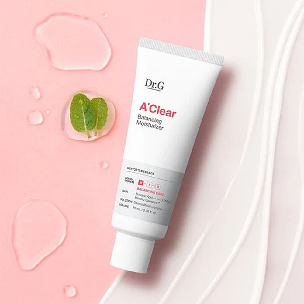 Dr.G A'CLEAR BALANCING MOISTURIZER - Non-sticky,moist-finish Moisturizer