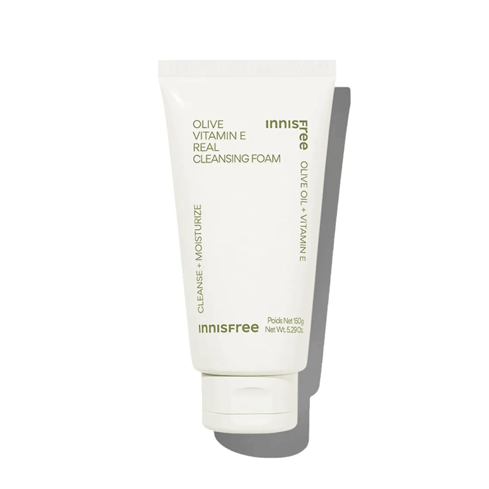 Innisfree Olive Vitamin E Real Cleansing Foam 150g - DODOSKIN