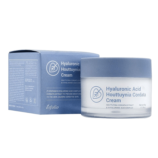 esfolio Hyaluronic Acid Houttuynia Cordata Cream 50g - DODOSKIN