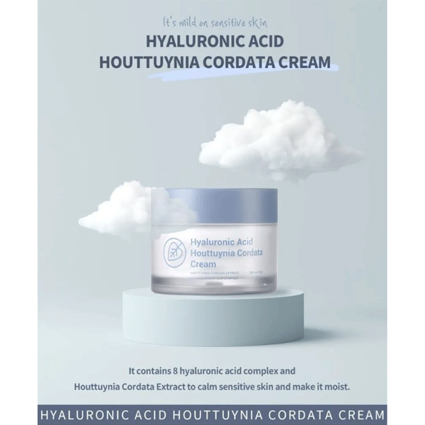 esfolio Hyaluronic Acid Houttuynia Cordata Cream 50g - DODOSKIN