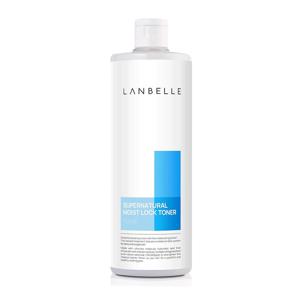 LANBELLE Supernatural Moist Lock Toner Jumbo 500ml - DODOSKIN