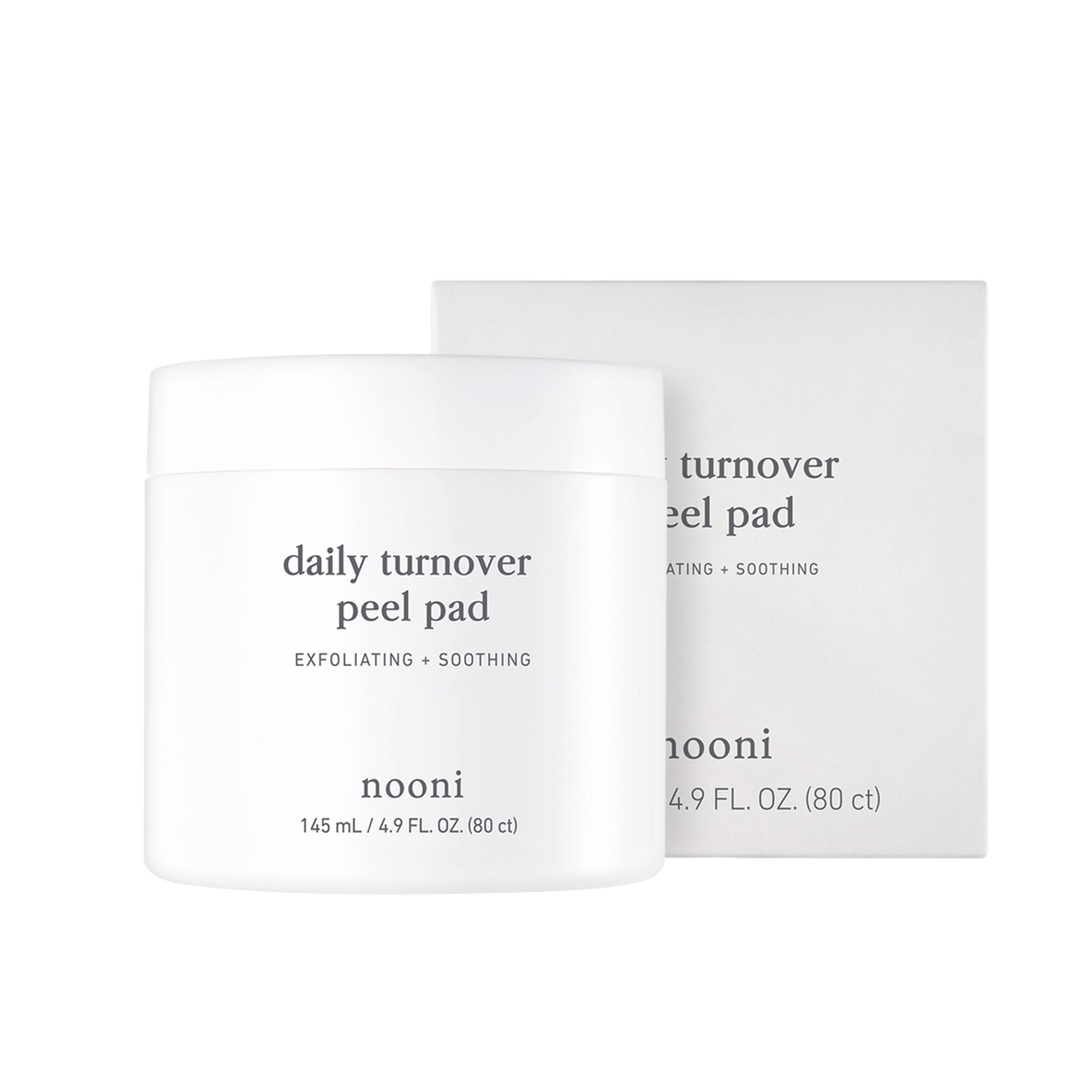 nooni daily turnover peel pad 145g (80 sheets)