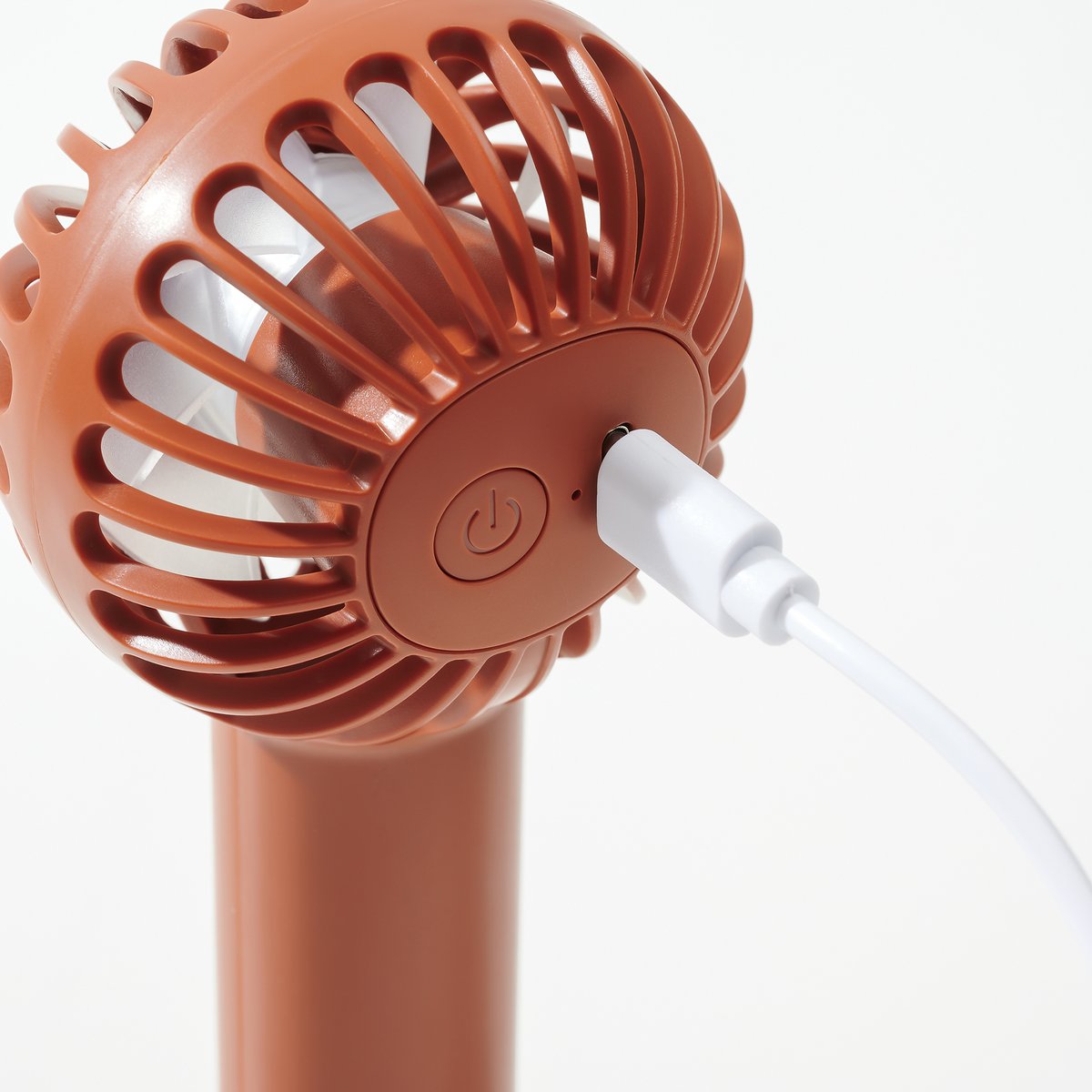 Handy Fan That is Light And Easy To Carry Khaki/Navy/Brick