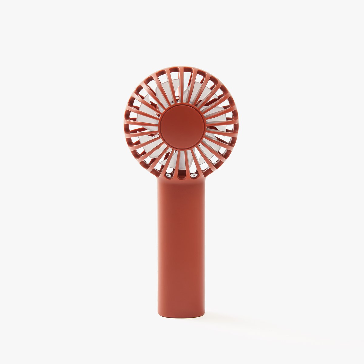 Handy Fan That is Light And Easy To Carry Khaki/Navy/Brick