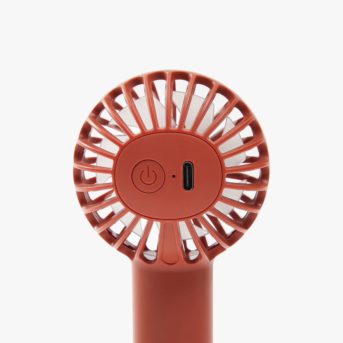 Handy Fan That is Light And Easy To Carry Khaki/Navy/Brick