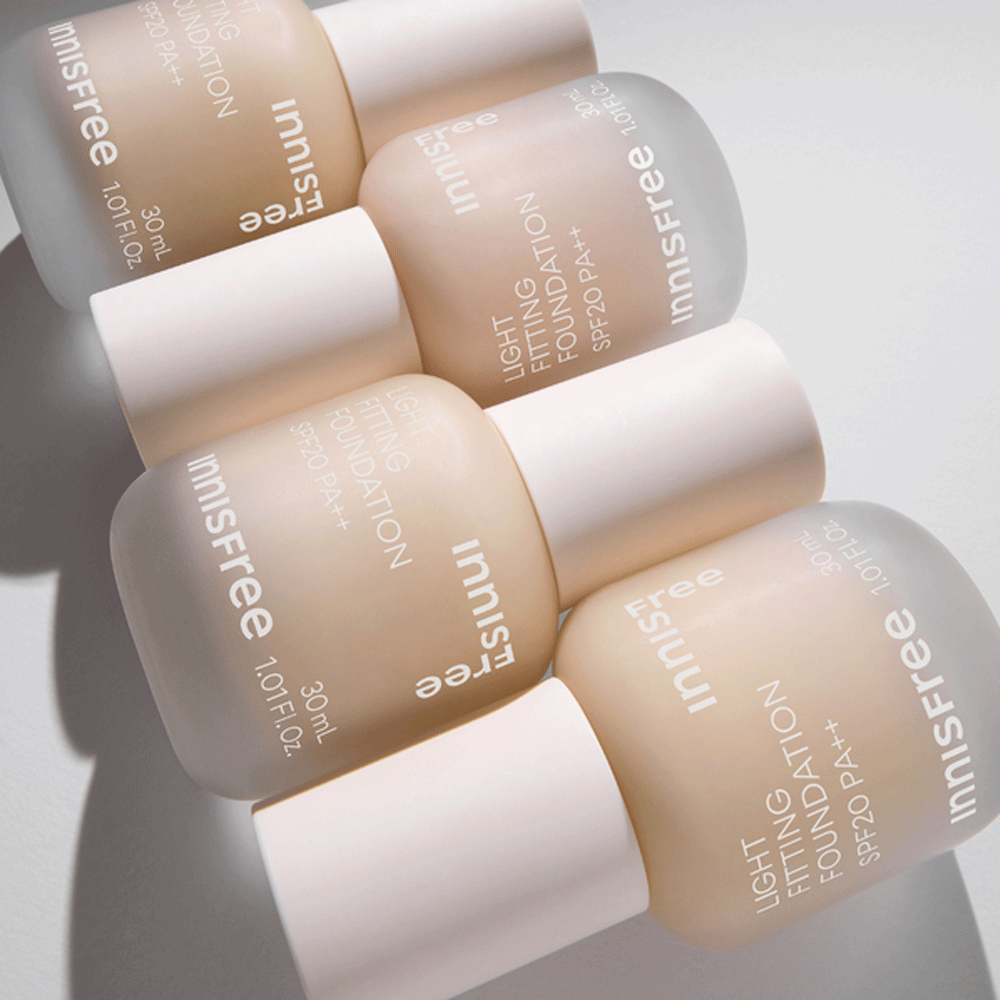 Innisfree Light Fitting Foundation SPF20 PA++ 30ml - 4 Colors - DODOSKIN