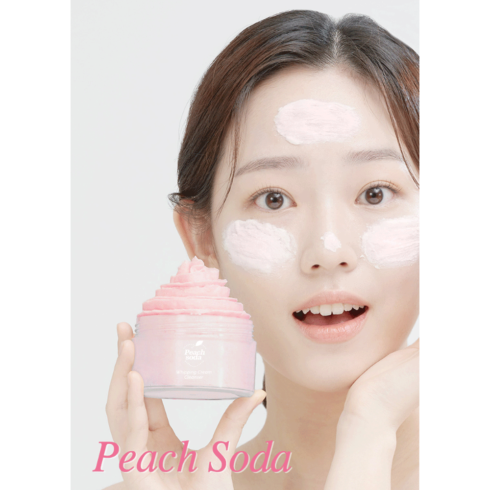 (NEWA) Ariul Peach Soda Whipping Cream Cleanser 100ml - DODOSKIN