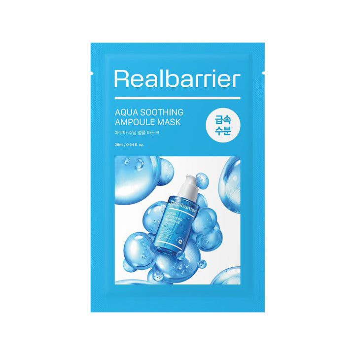 Real Barrier Aqua Soothing Ampoule Maske 28ml 10ea