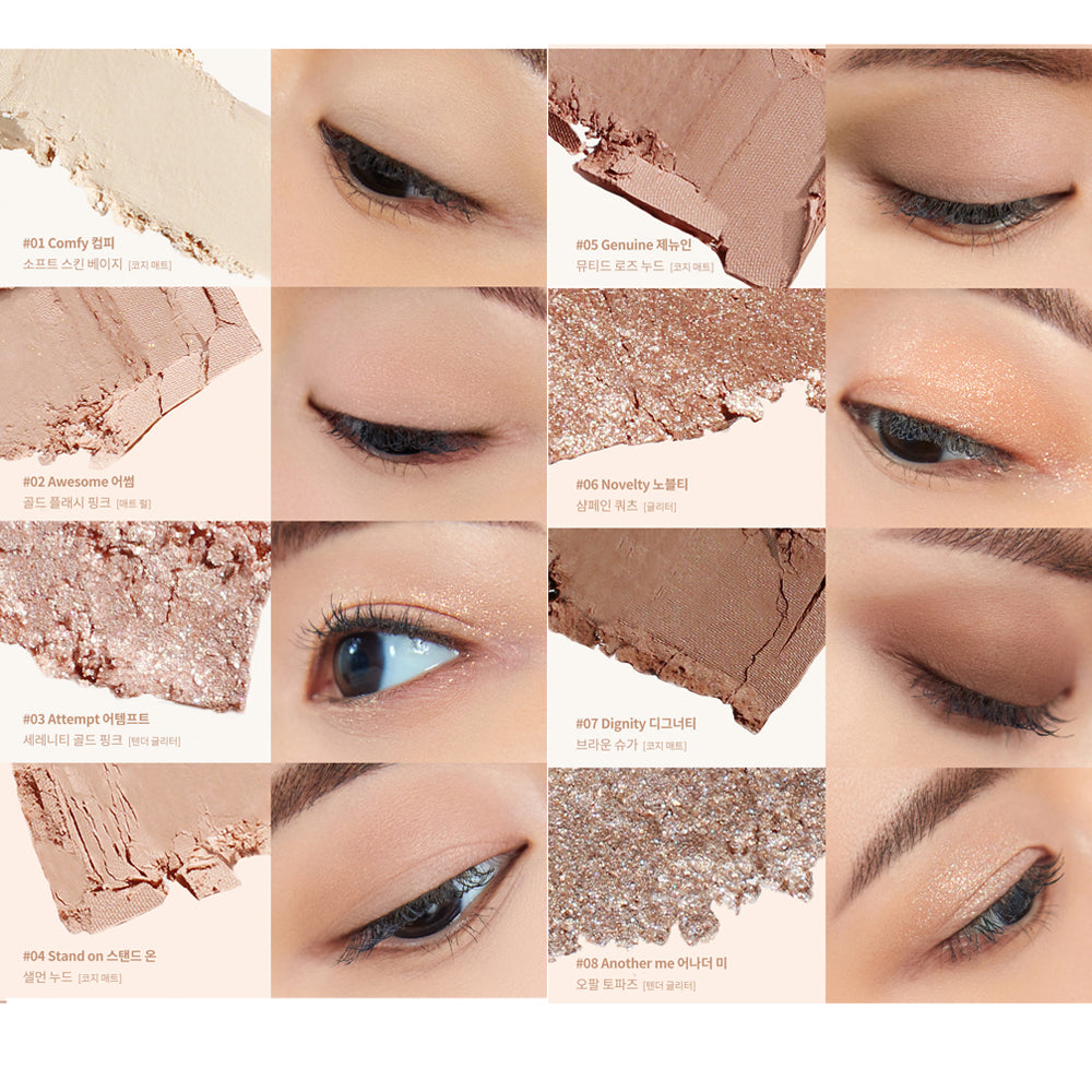 Heart percent Dote On Mood Eye Palette 4 colors