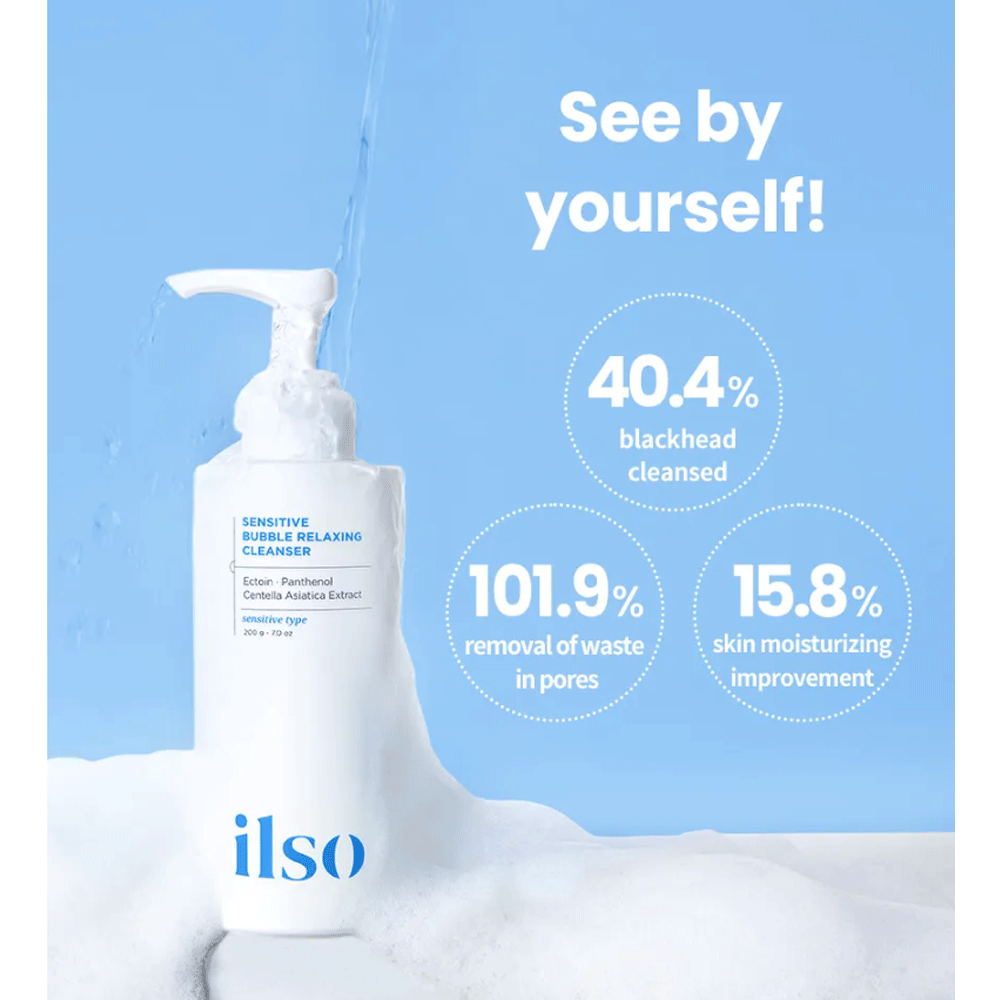 ilso Sensitive Bubble Relaxing Cleanser 200g - DODOSKIN