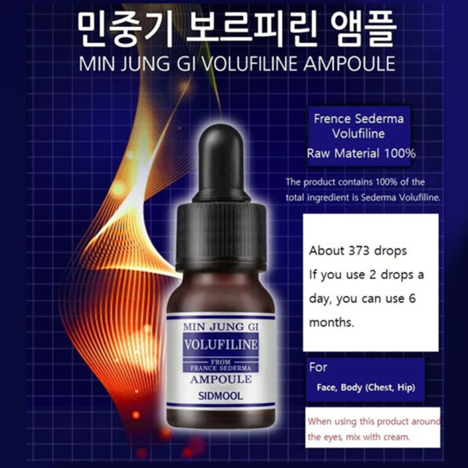  Sidmool Min Jung Gi Volufiline Ampoule 11ml bottle with Volufiline 100% for skin rejuvenation.