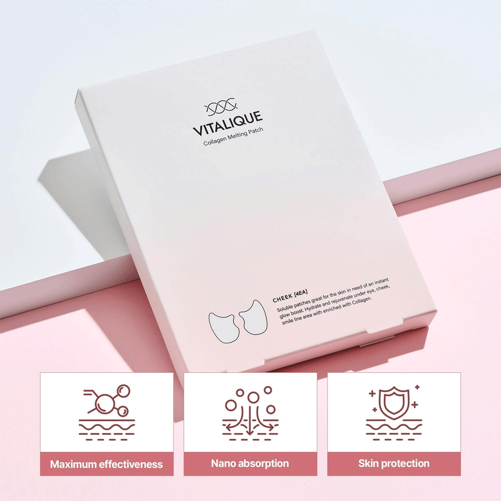 (NEWA) Meditherapy Vitalique Collagen Melting Patch Cheek 4 patches - DODOSKIN