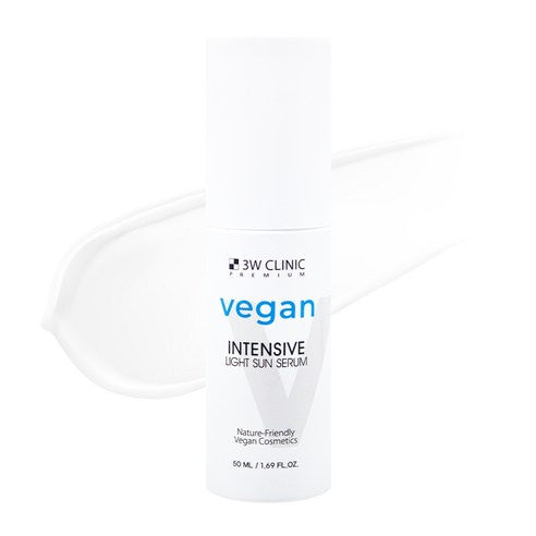 (Mat) 3W CLINIC Prime végétalien Vegan Light Soleil SPF50 + PA +++ 50ml