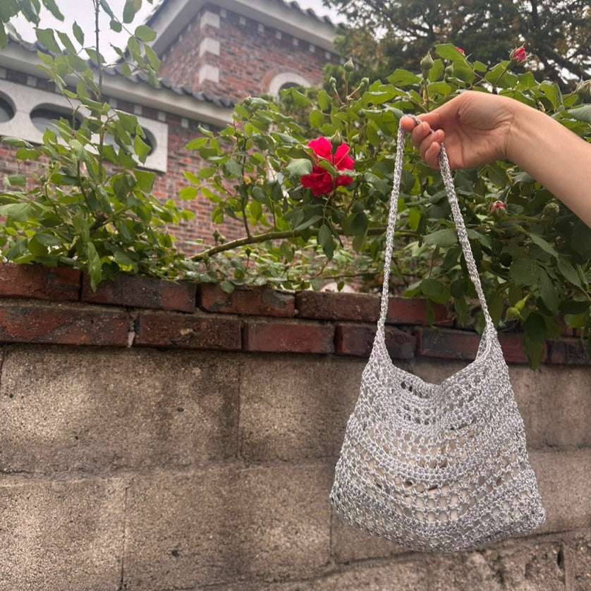 Summer Silver Net Bag