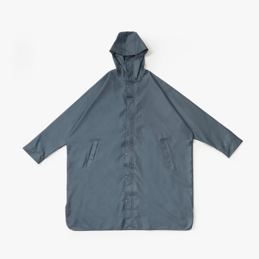 DODO PARTNERS Oversized Rain Coat Blue | DODO SKIN