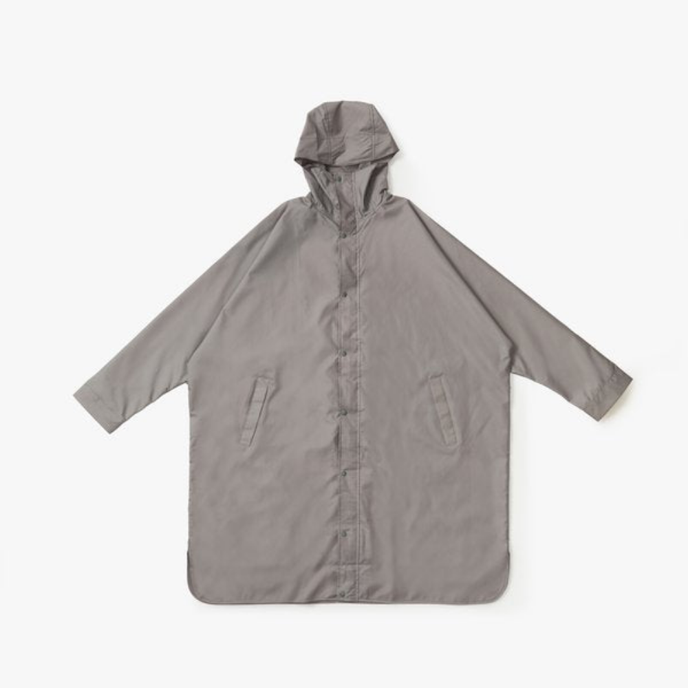 DODO PARTNERS Oversized Rain Coat Gray | DODO SKIN