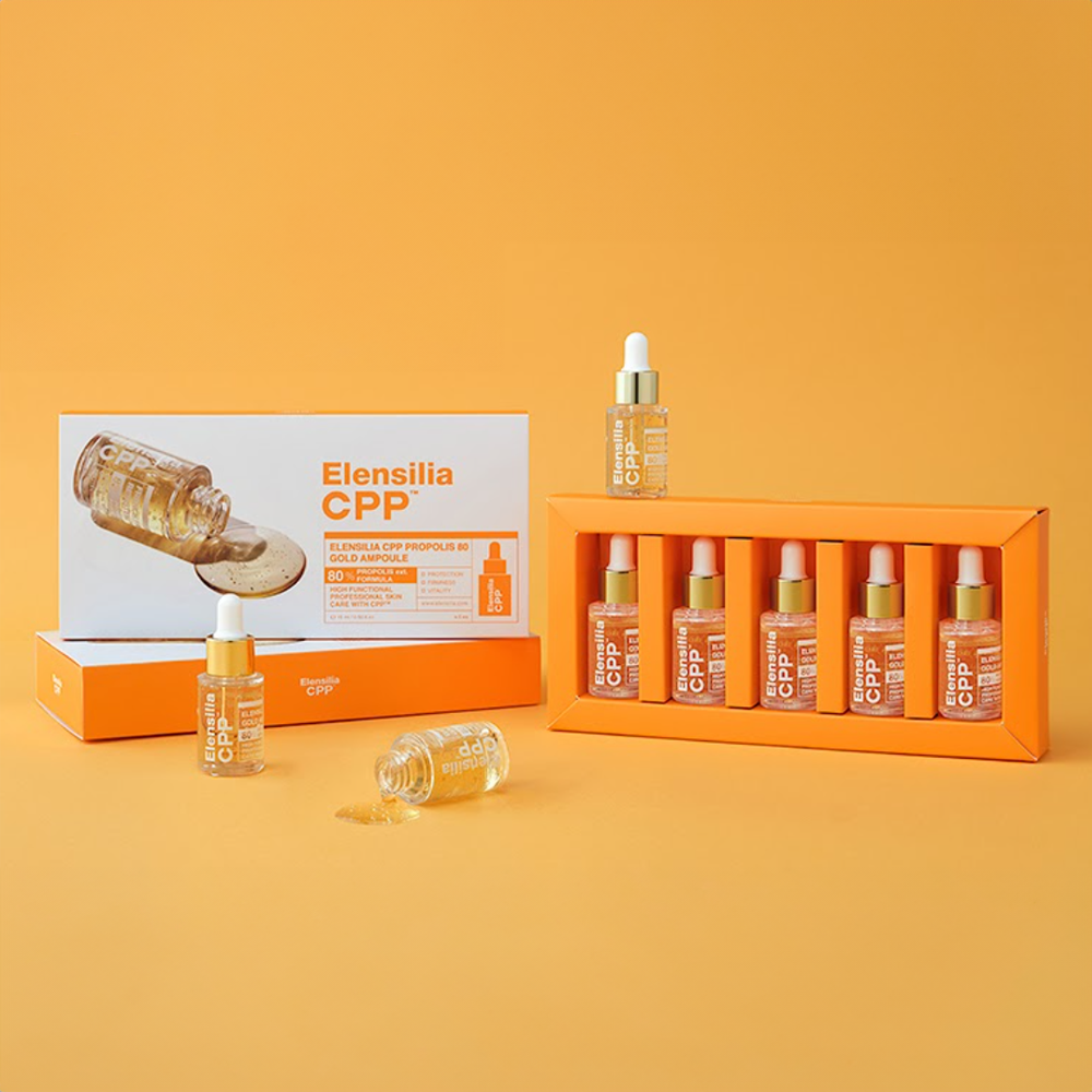 ELENSILIA CPP™ French Propolis 80% Ampoule 15ml x 5ea