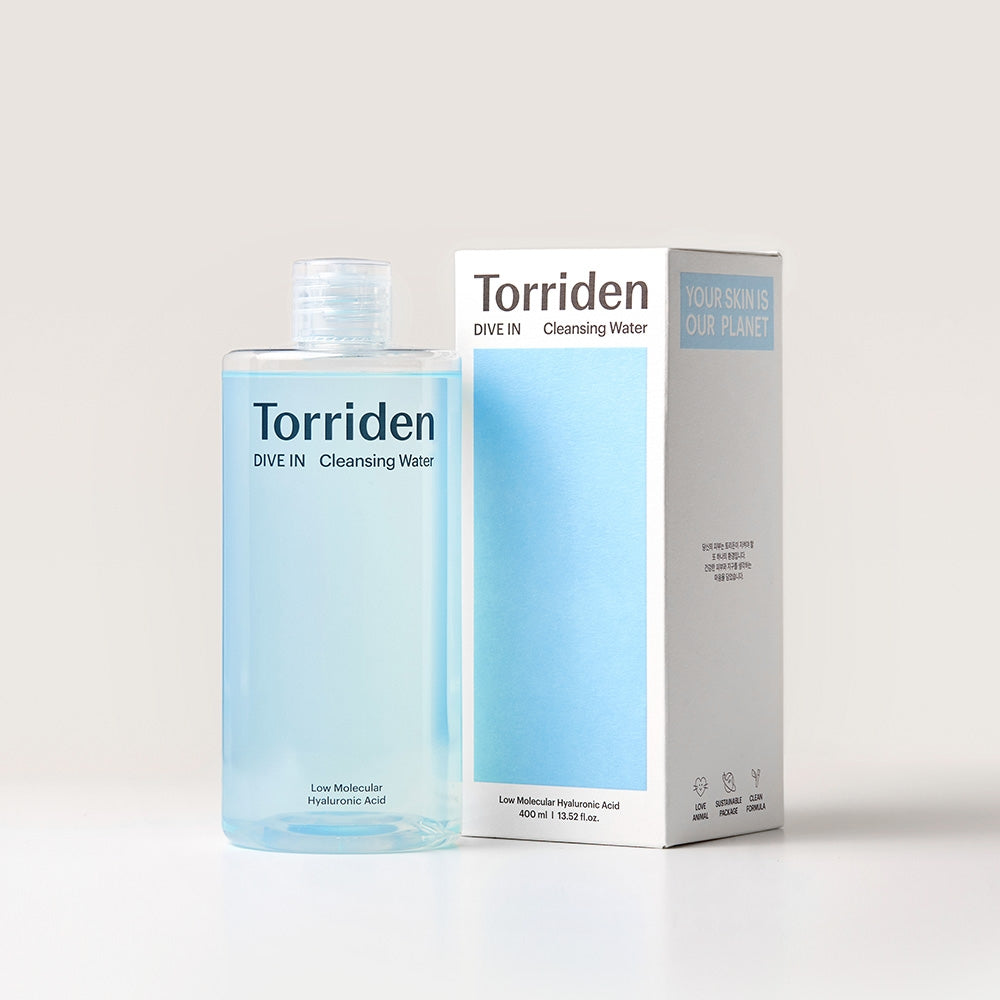 Torriden DIVE-IN Low Molecular Hyaluronic Acid Cleansing Water 400ml - DODOSKIN