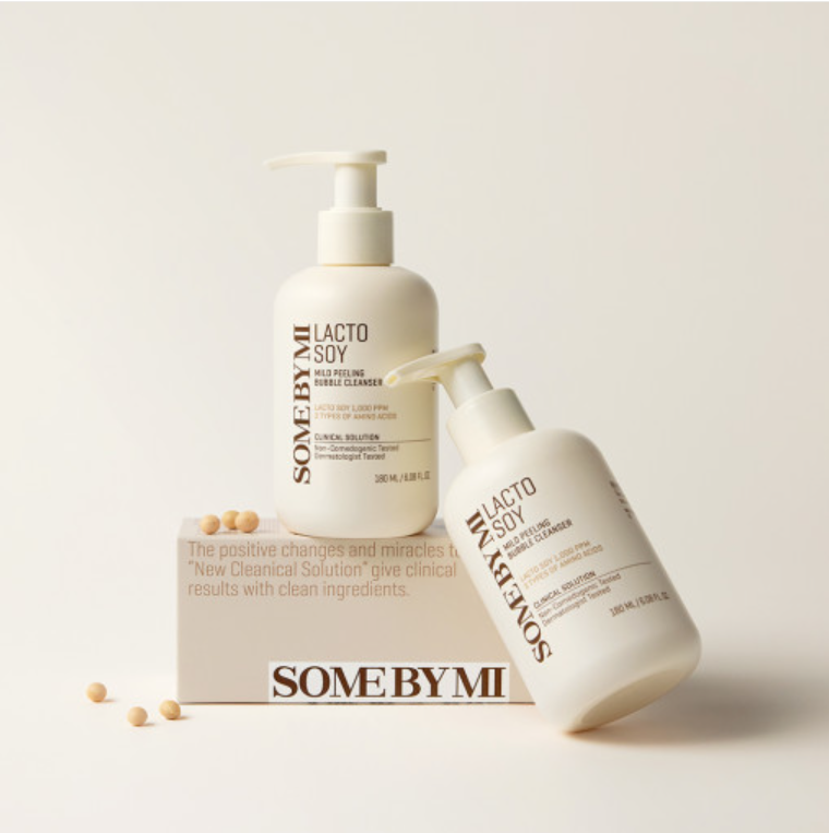 SOME BY MI Lacto Soy Mild Peeling Bubble Cleanser 180ml