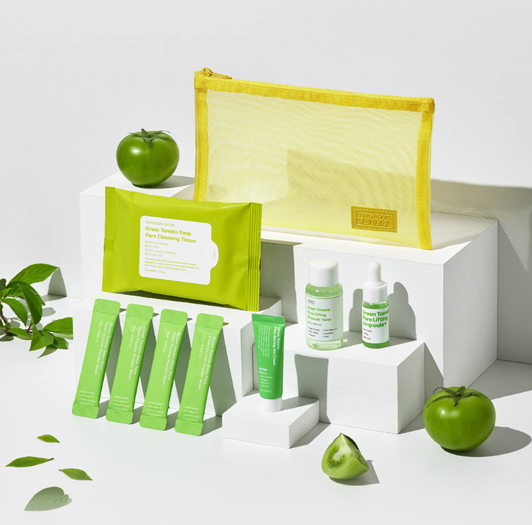 SUNGBOON EDITOR Green Tomato Pore Travel Kit