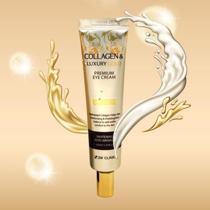 3W CLINIC Collagen & Luxury Gold Premium Eye Cream 40ml