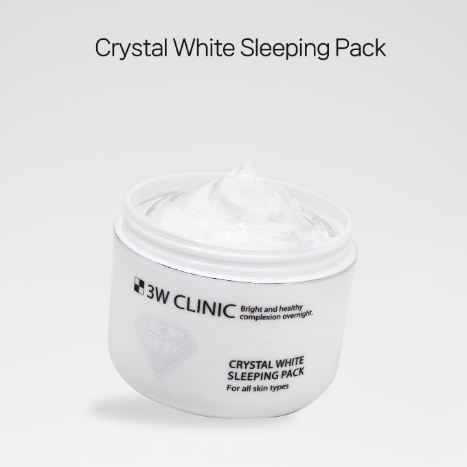 3W CLINIC Crystal White Sleeping Pack 100ml