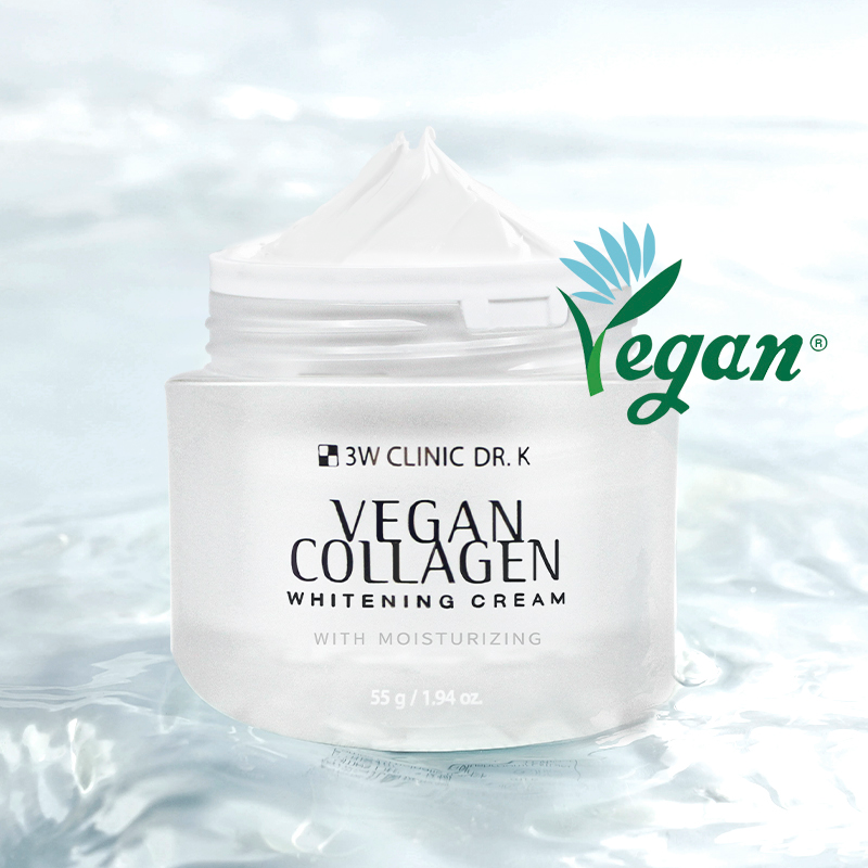 3W CLINIC Dr.K Vegan Collagen Whitening Cream 55g