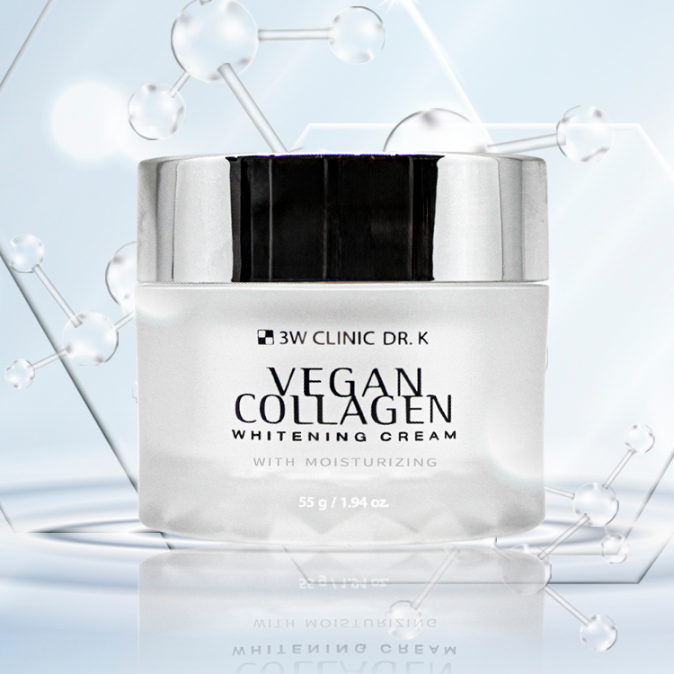 3W CLINIC Dr.K Vegan Collagen Whitening Cream 55g