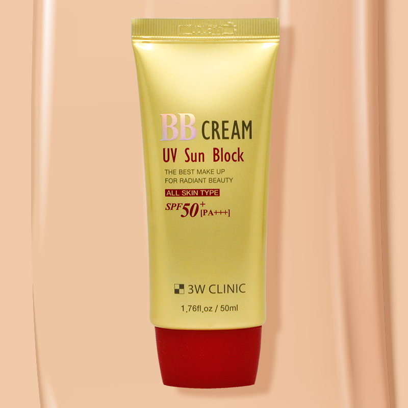 3W CLINIC UV Sun Block BB Cream SPF50+ PA+++ 50ml