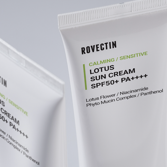 ROVECTIN Calming Lotus Sun Cream SPF 50+ PA ++++ 50ml