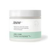 RNW دير. PORE Peeling Toner Pad معتدل 60 قطعة