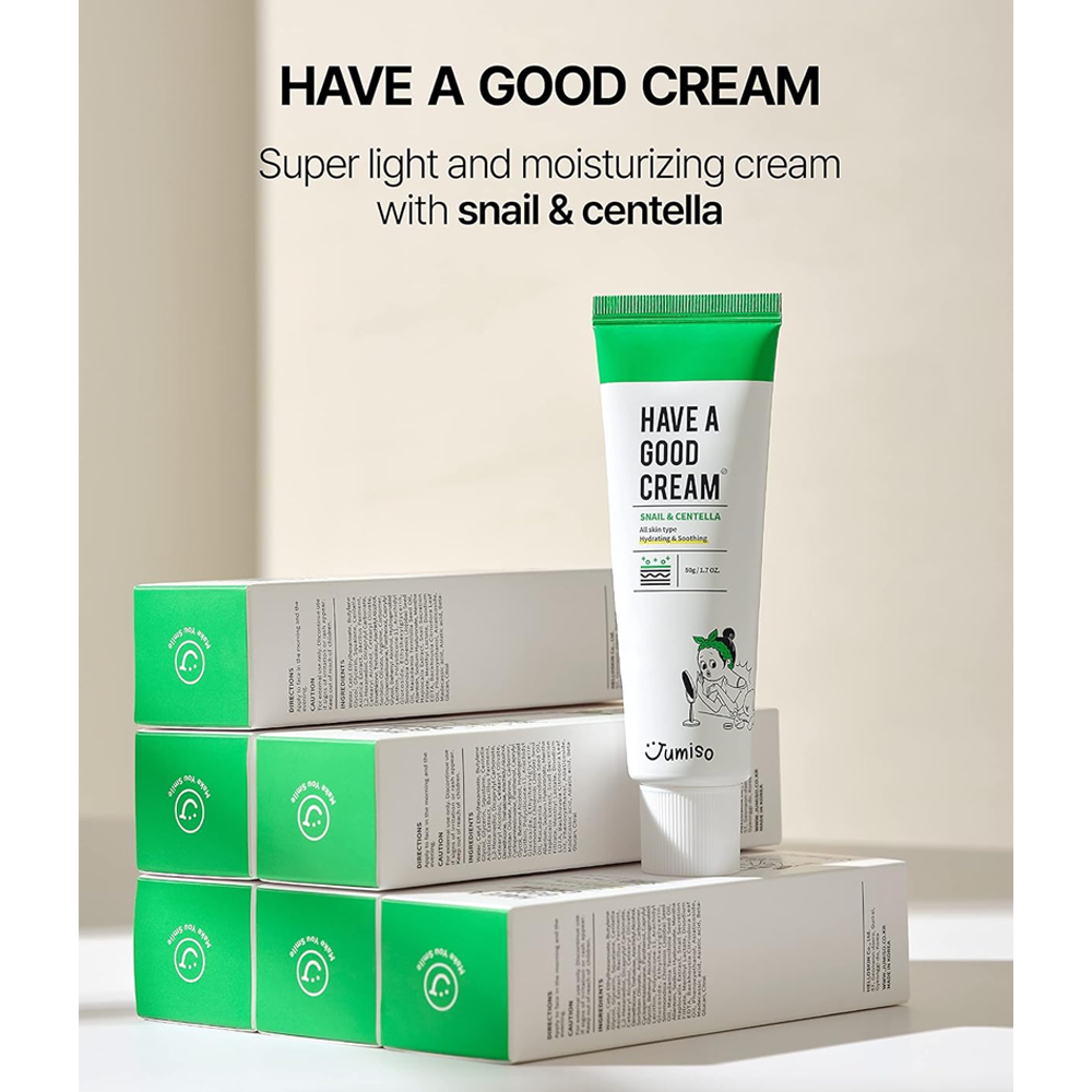 JUMISO Have A Good Cream Snail & Centella 50g - DODOSKIN