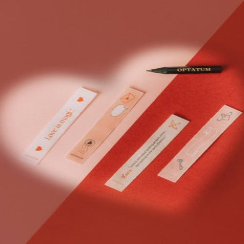 Optatum [Chocolate Presentation/gift Packaging] ‘gift For Lovers’ Paper Incense Love In Peony (Pencil + Character Match)