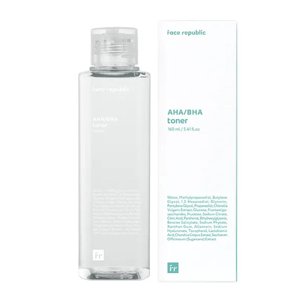 face republic AHA/BHA Toner 160ml - DODOSKIN