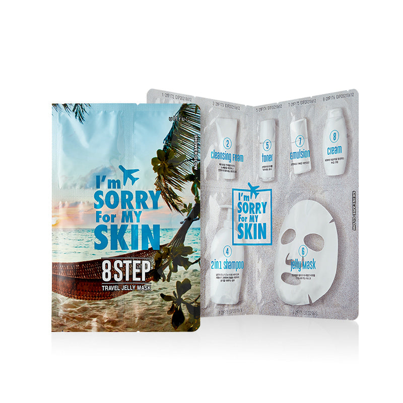 I'm Sorry For My Skin Kit de masque de gelée de voyage en 8 étapes