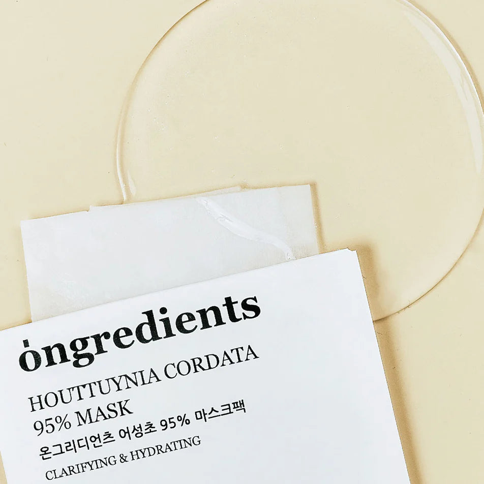 Ongredients Houttuynia Cordata 95% Mask 20g * 5ea - DODOSKIN