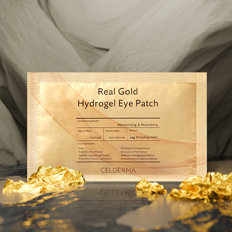 CELDERMA Real Gold Hydrogel Eye Patch 4.5gx20ea