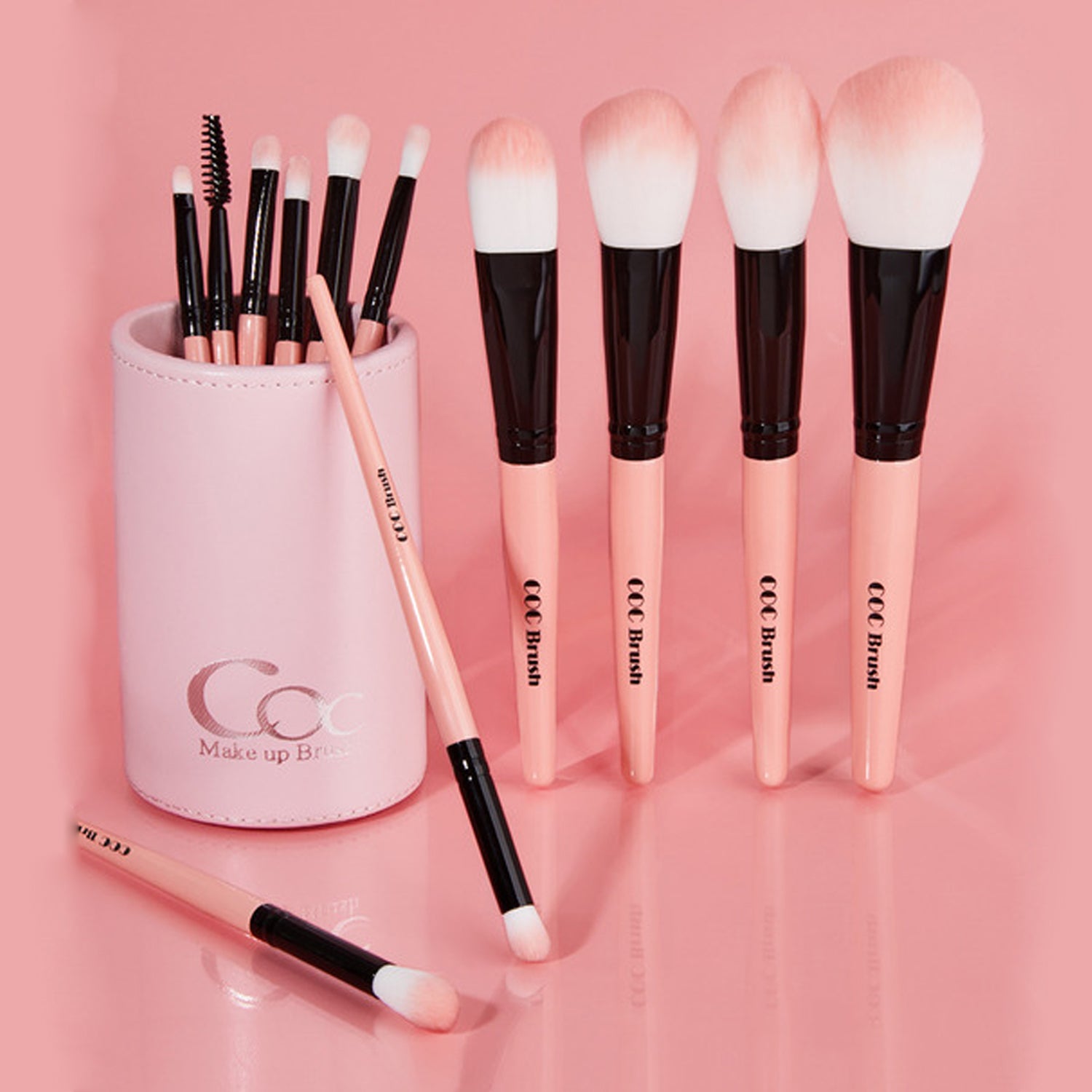 Coringco Cotton Candy Makeup Brush Set 12 PCS