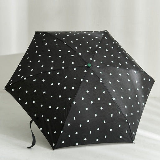 Green Point Mini Foldable Umbrella (Can be used as a parasol)