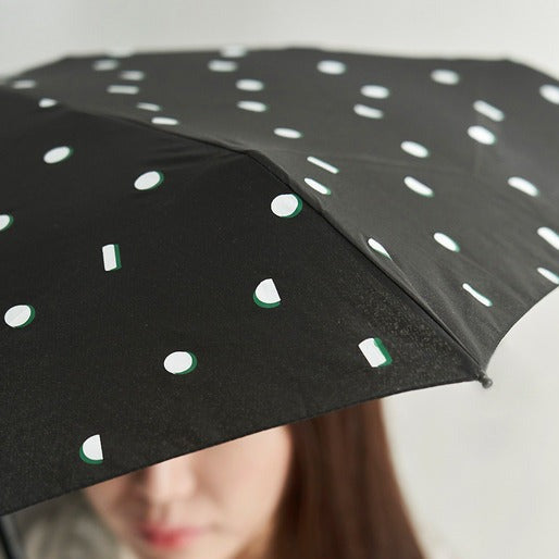 Green Point Mini Foldable Umbrella (Can be used as a parasol)