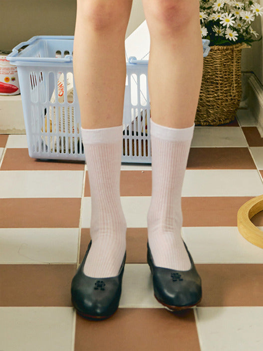 [3set] Bonbon See-Through Socks 3-Leg Set