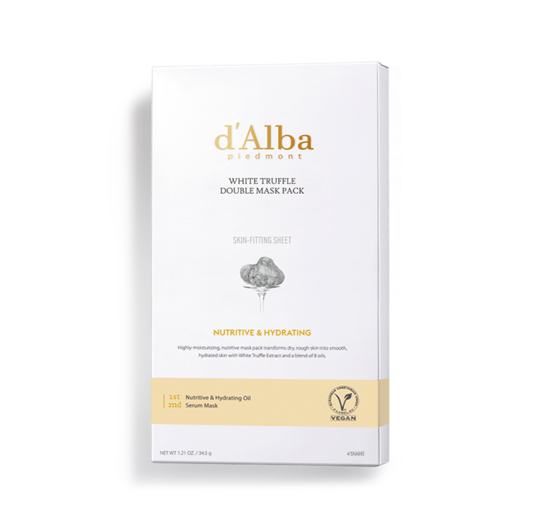 D'ALBA White Truffle Double Mask Pack (Nutritive) 32.5g - DODOSKIN