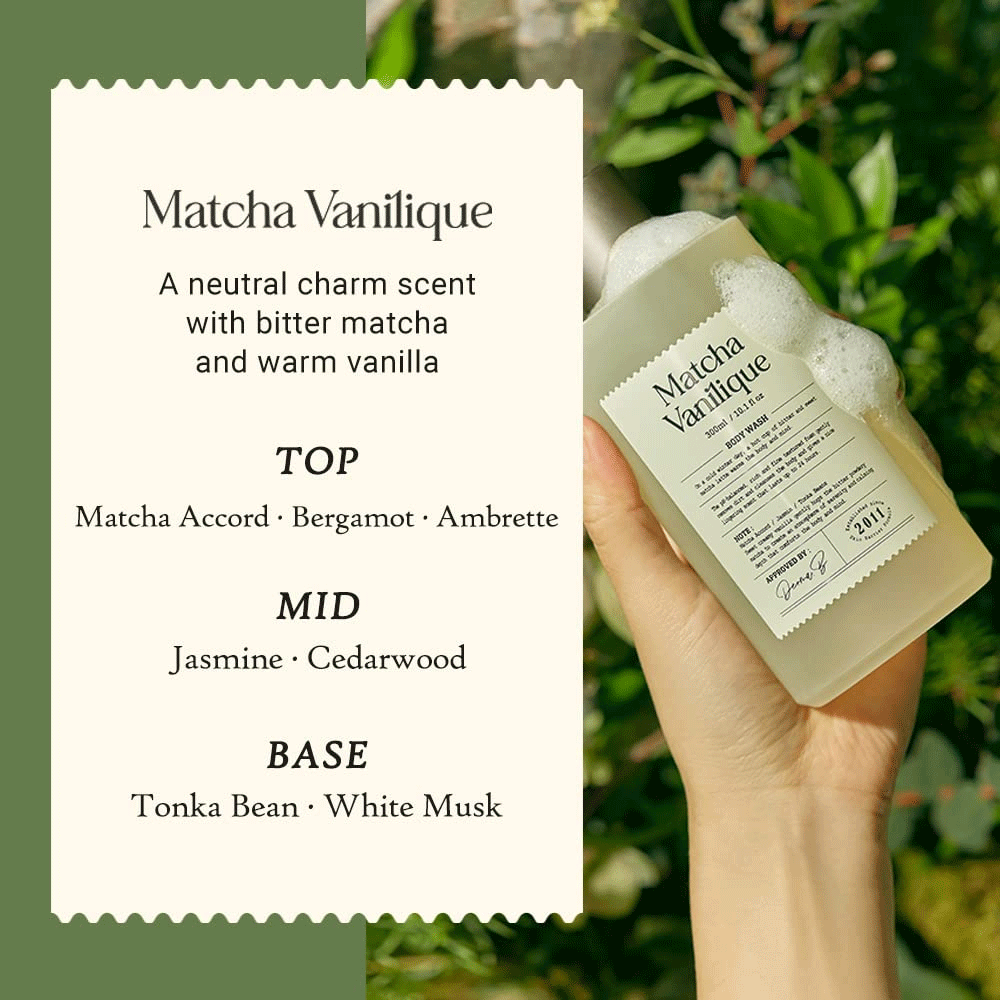 Derma:B Narrative Body Wash Matcha Vanilique 100ml - DODOSKIN