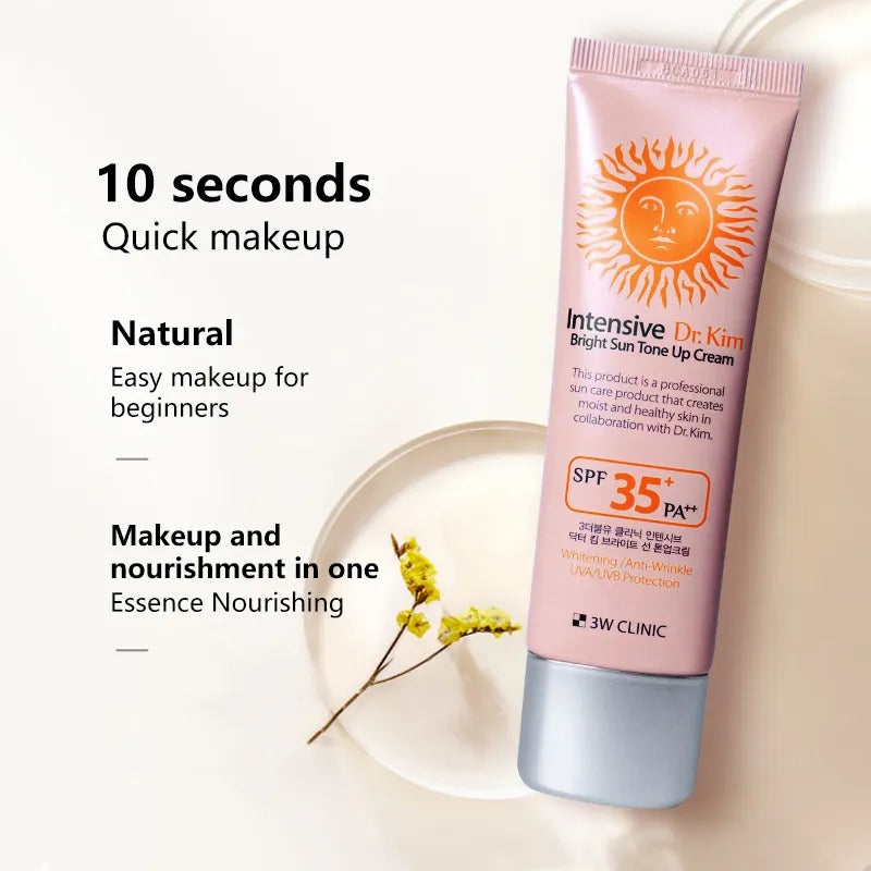 (Matt) 3W CLINIC Intensive Dr.Kim Bright Sun Tone Up Cream SPF35+ PA++ 50g - DODOSKIN