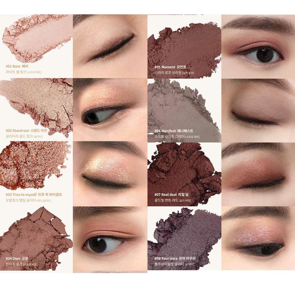 Heart percent Dote On Mood Eye Palette 4 colors