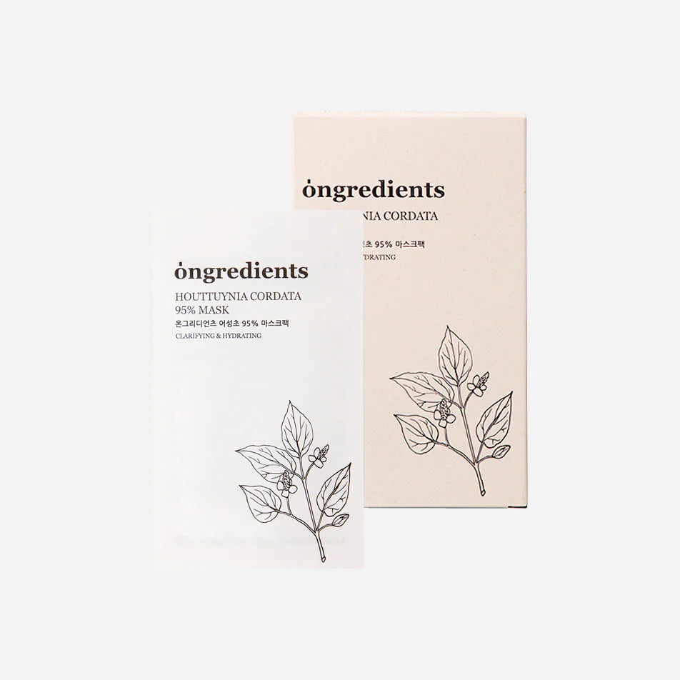 Ongredients Houttuynia Cordata 95% Mask 20g * 5ea - DODOSKIN